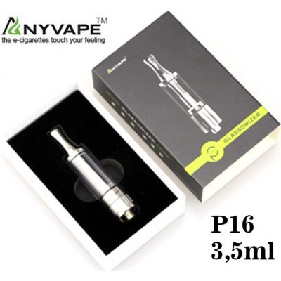 Anyvape P16 BVC Clearomizér 1,8Ohm clear 1ks 3,5ml