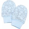 Kojenecká rukavice Esito Bavlněné rukavičky pro miminko Zája Soft blue modrá