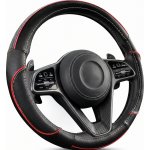 PREXIM Potah na volant černý s červenou linkou | Zboží Auto