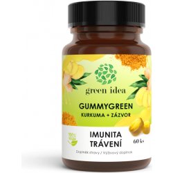 Green Idea Kurkuma + zázvor GummyGreen 60 ks