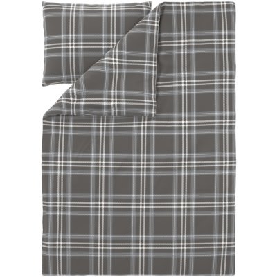 Livarno povlečení z jemného flanelu šedá 140x200 70x90 – Zboží Dáma