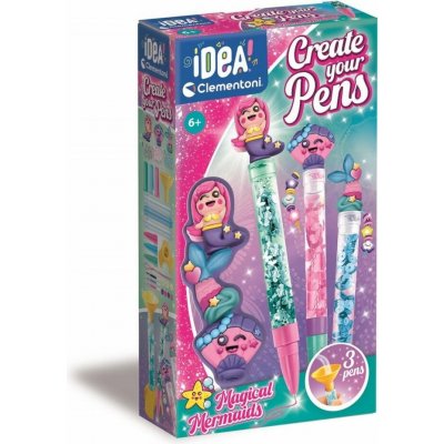 CLEMENTONI IDEA Kreativní sada pro výrobu per Mořské víly – Sleviste.cz
