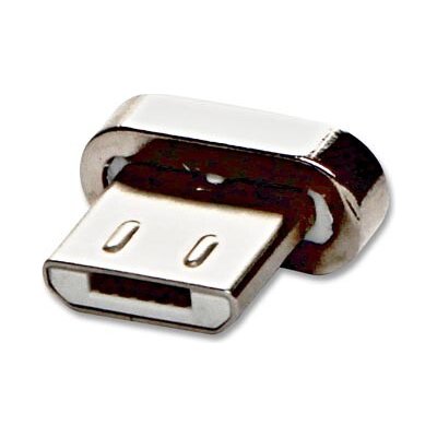 Redukce USB (2.0), Magnetický konec-USB micro (2.0) M, 0, stříbrná, redukce na magnetický kabel – Zboží Živě
