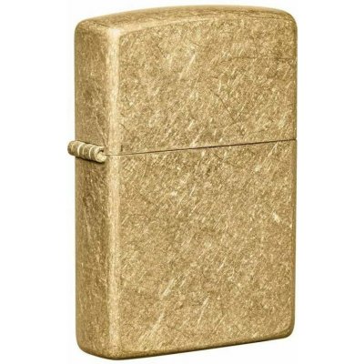 Zippo Benzínový Tumbled Brass – Hledejceny.cz