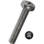 Šroub s čočkovitou hlavou a křížovou drážkou DIN 7985 M4x40 mm nerez A2, 1 ks – Hledejceny.cz
