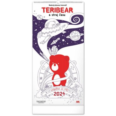 Rodinný plánovací Teribear nástěnný 2024 – Zboží Mobilmania