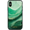 Pouzdro a kryt na mobilní telefon Apple Pouzdro Mobiwear Glossy Apple iPhone X - G023G - Zelený mramor