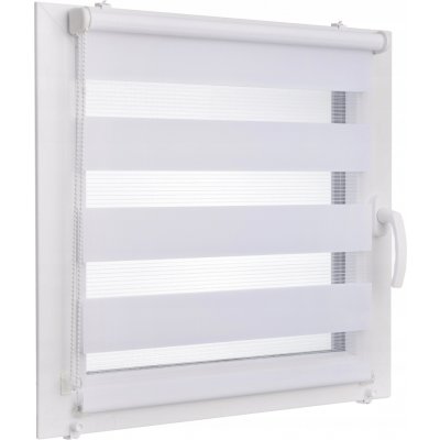 VOPPI ROLETA DEN A NOC 135x150 CM BÍLÁ – Sleviste.cz
