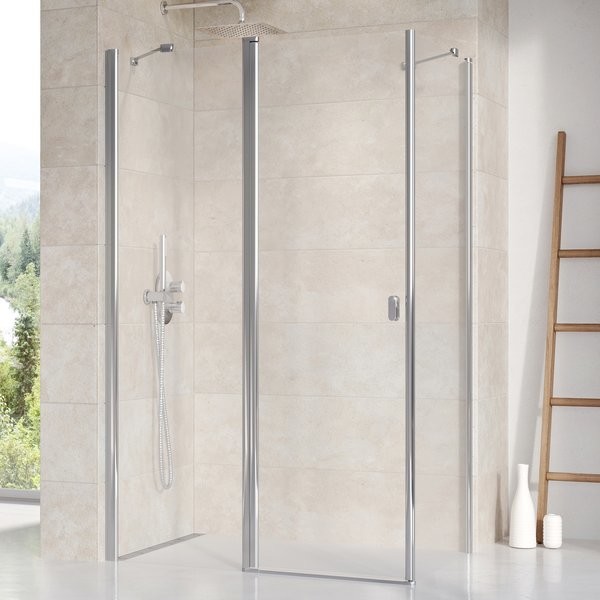 Ravak Chrome CRV2+CPS obdélníkový 100x80 cm Hladké čiré Satin