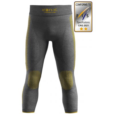 Iron-ic FIS lyžařské legíny s certifikací proti prořezu hranami lyží při pádu Grey – Zboží Dáma