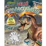 JIRI MODELS Velké omalovánky Dinosauři – Zboží Dáma