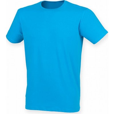 SF Men Prodloužené strečové triko Skin Fit s elastanem 165 g/m modrá safírová – Zboží Mobilmania