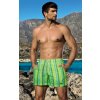 Koupací šortky, boardshorts Lorin Neonové šortky na plavání zelené