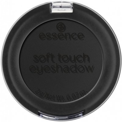 Essence Soft Touch mono oční stíny 06 Pitch Black 2 g