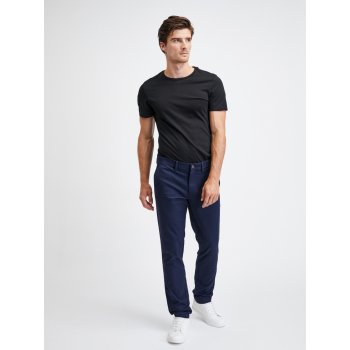 Gap kalhoty modern khakis slim fit Flex Tmavě modrá