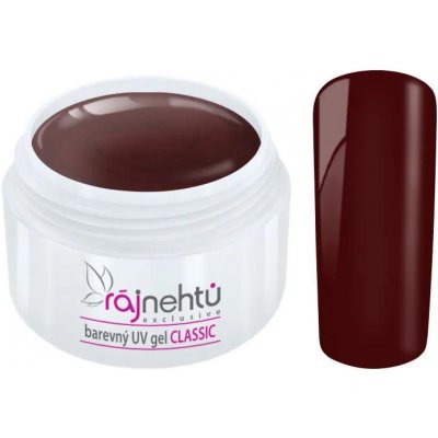 Ráj nehtů Barevný UV gel Classic Chianti 5 ml – Zboží Mobilmania