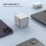 FIXED GaN nabíječka 65W s navíjecím kabelem FIXCG65R-2C-WH – Zboží Živě