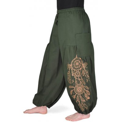 Kiet kalhoty jóga Lapač snů zelené – Zboží Mobilmania