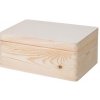 Úložný box ČistéDřevo Dřevěný box s víkem 30X20X14 CM bez rukojeti