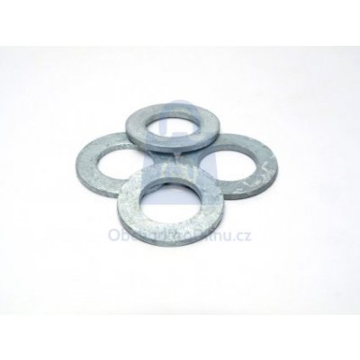 Podložka plochá, DIN 125A, žárový zinek (TZN) 17, balení 300 ks – Sleviste.cz