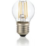 Ideal Lux 188942 LED žárovka Filament P45 1x4W E27 340lm 3000K stmívatelná, čirá – Zboží Mobilmania