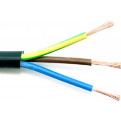 NKT - kabel CYSY H05VV-F 3G1,5 černá