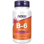 NOW Foods Now Vitamin B6 Pyridoxin 100 mg 100 kapslí – Hledejceny.cz