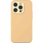 Pouzdro Baseus Liquid Silica Gel Apple iPhone 14 Pro Max žlutá / + tvzené sklo / + čistící set – Zboží Mobilmania