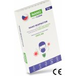 Nano Medical Nanovlákenný respirátor FFP2 nano Med. Clean tělový 5 ks – Zboží Dáma