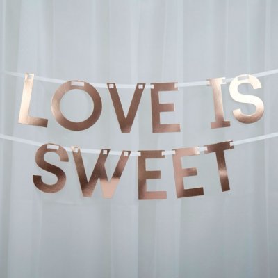 Girlanda LOVE IS SWEET 1,5 m – Zboží Dáma