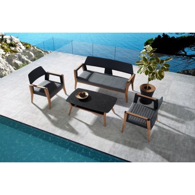 Higold Zahradní sestava Sheldon Lounge Black Olefin – Hledejceny.cz