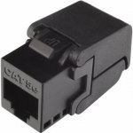 25286711 MULTIPACK 24 ks - samořezný keystone Solarix CAT5E UTP RJ45 černý SXKJ-5E-UTP-BK- – Zboží Živě