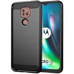 Techsuit Karbonový silikon Motorola Moto E7 Plus černý – Hledejceny.cz