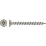 Vrut do dřevotřísky se zápust.hlavou TX20 plný závit ocel A2 4x16 mm, 200ks – Hledejceny.cz