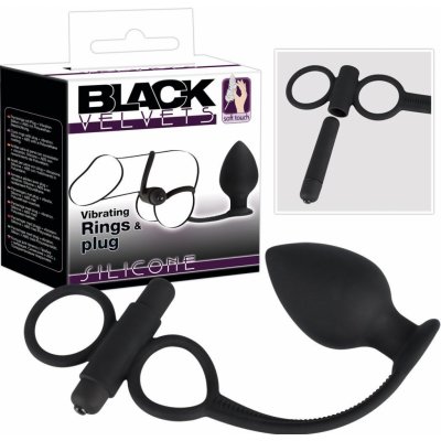 Black Velvets Vibrating Rings & Plug