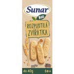 Sunar BIO Rozpustilá zvířátka sušenky 4 x 40 g – Zboží Dáma