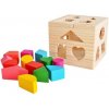 Dřevěná hračka Allen dřevěná vzdělávací kostka pro děti