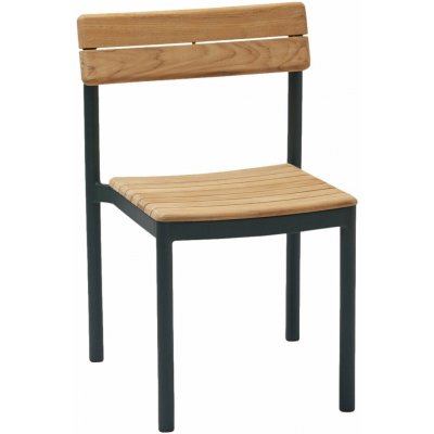 Fritz Hansen Zahradní židle Pelagus, Teak, Hunter Green – Hledejceny.cz
