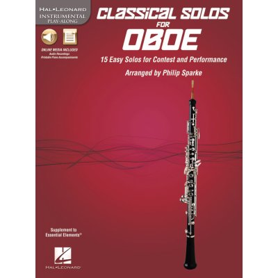 CLASSICAL SOLOS for OBOE + Audio Online hoboj a klavír pdf – Zboží Mobilmania