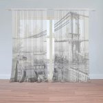 Sablio Záclony Stavba mostu: 2ks 150x250cm – Hledejceny.cz