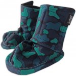 Softshellové zateplené botičky, zimní capáčky, zelený maskáč – Zboží Mobilmania