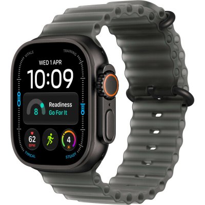 Apple Watch 49mm průsvitně černé prodloužení Oceánského řemínku - provedení z černého titanu MKD04ZM/A – Hledejceny.cz