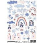 PAPERO AMO ♥ Samolepky - ROZKVETLÝ DEN / Mraky – Zboží Živě