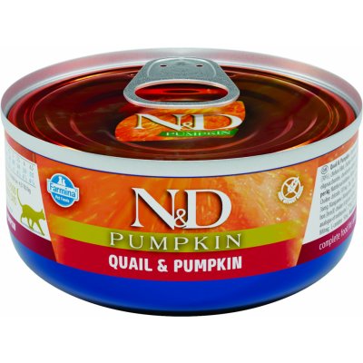 N&D CAT PUMPKIN Adult Quail & Pumpkin 70 g – Zbozi.Blesk.cz