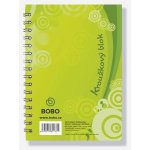 Bobo Kroužkový blok s boční vazbou A6 čtvereček 40 listů – Zboží Mobilmania