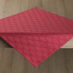 Veba Ubrus Garbo Mašličky bordó 40x120 cm – Zboží Dáma