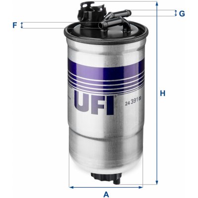 UFI Palivový filtr 24.391.00 – Zboží Mobilmania
