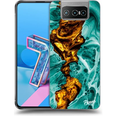 Pouzdro Picasee silikonové Asus Zenfone 7 ZS670KS - Goldsky čiré