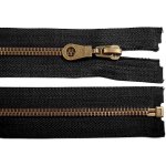 Staromosazný zip No 5 délka 60 cm bundový - černá – Hledejceny.cz