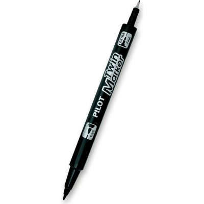 Pilot Twin Marker 4912-001 černý – Zboží Dáma
